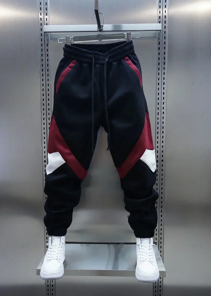 Alan | Modern Contrast Panel Joggers