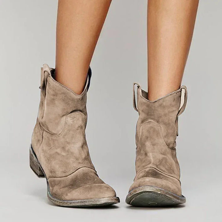 Livia™ | Vintage Western Ankle Boots