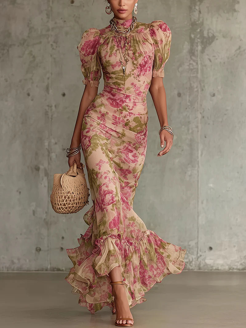 Racquella™ | Effortless Vintage Maxi Dress