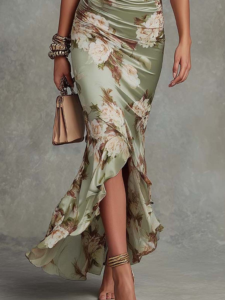 Elena™ | Romantic Floral Evening Dress
