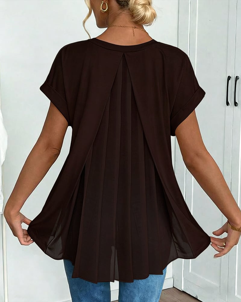 Elara | Flowy Back-Drape Top
