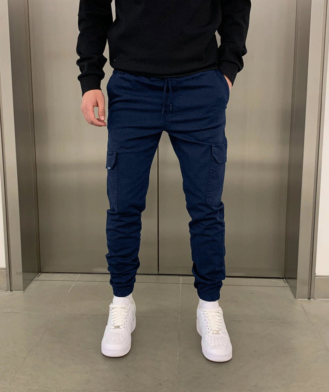 Laurent | Slim Fit Cargo Joggers