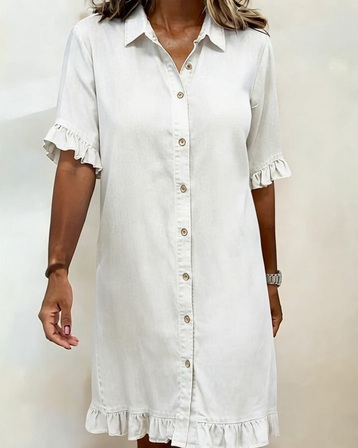Harper™ | Relaxed Button Shirt Dress