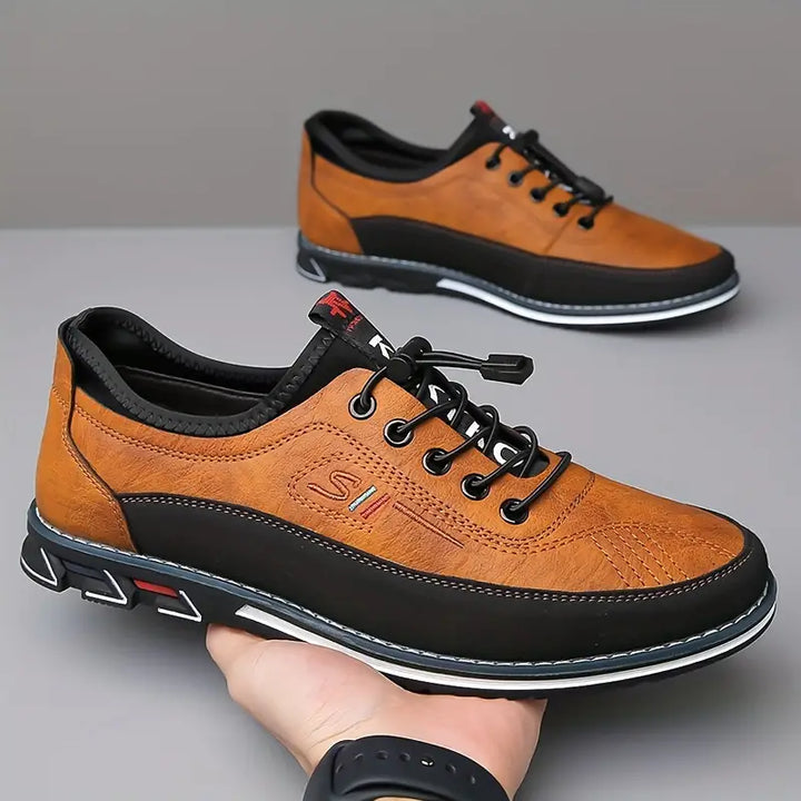 Ethan | Smart Casual Leather Sneakers