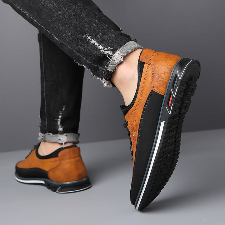 Ethan | Smart Casual Leather Sneakers