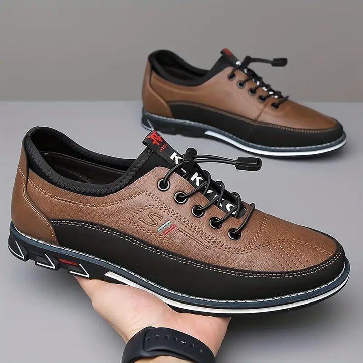 Ethan | Smart Casual Leather Sneakers