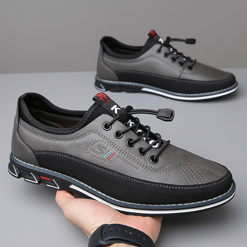 Ethan | Smart Casual Leather Sneakers
