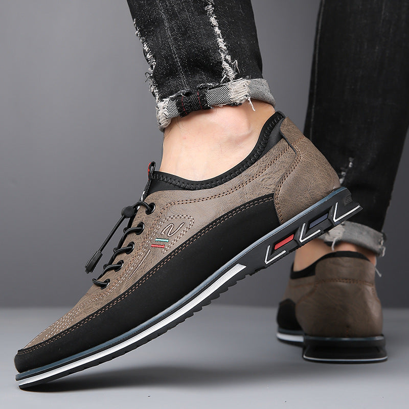 Ethan | Smart Casual Leather Sneakers