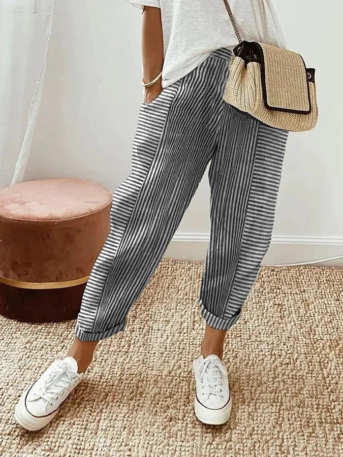 Maria – Striped Maria Pants