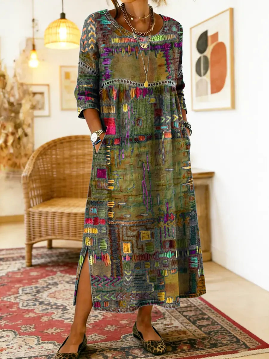 Amelia™ | Vibrant Boho Dress