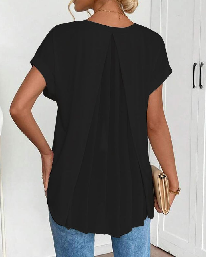 Elara | Flowy Back-Drape Top
