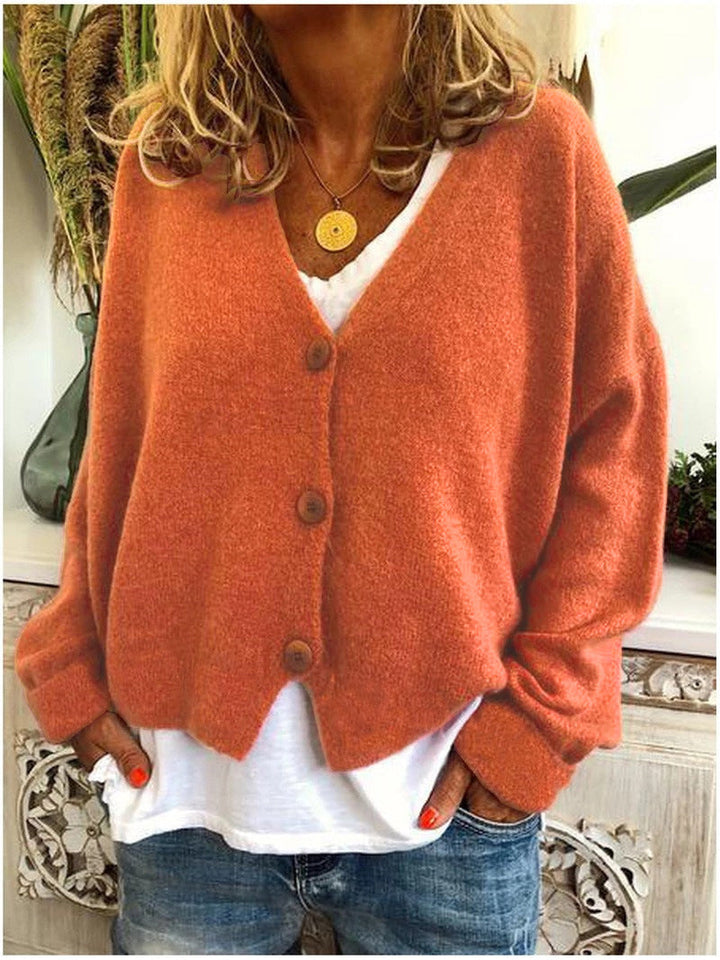 Harper | Cozy Button Knit Cardigan