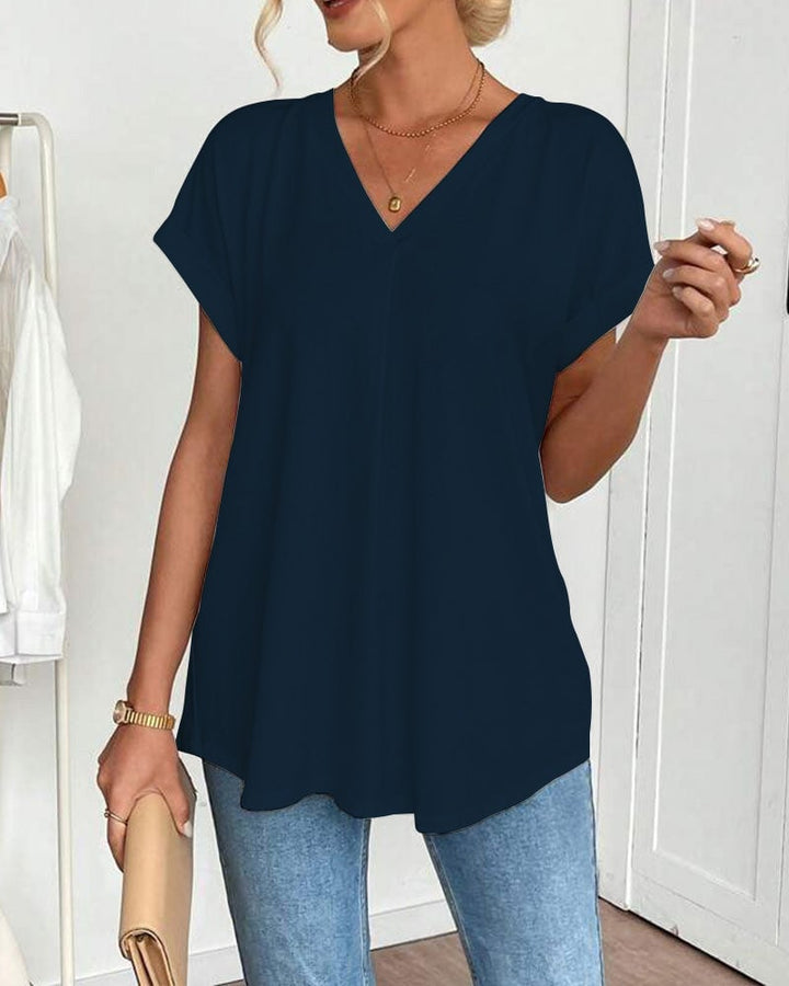 Elara | Flowy Back-Drape Top