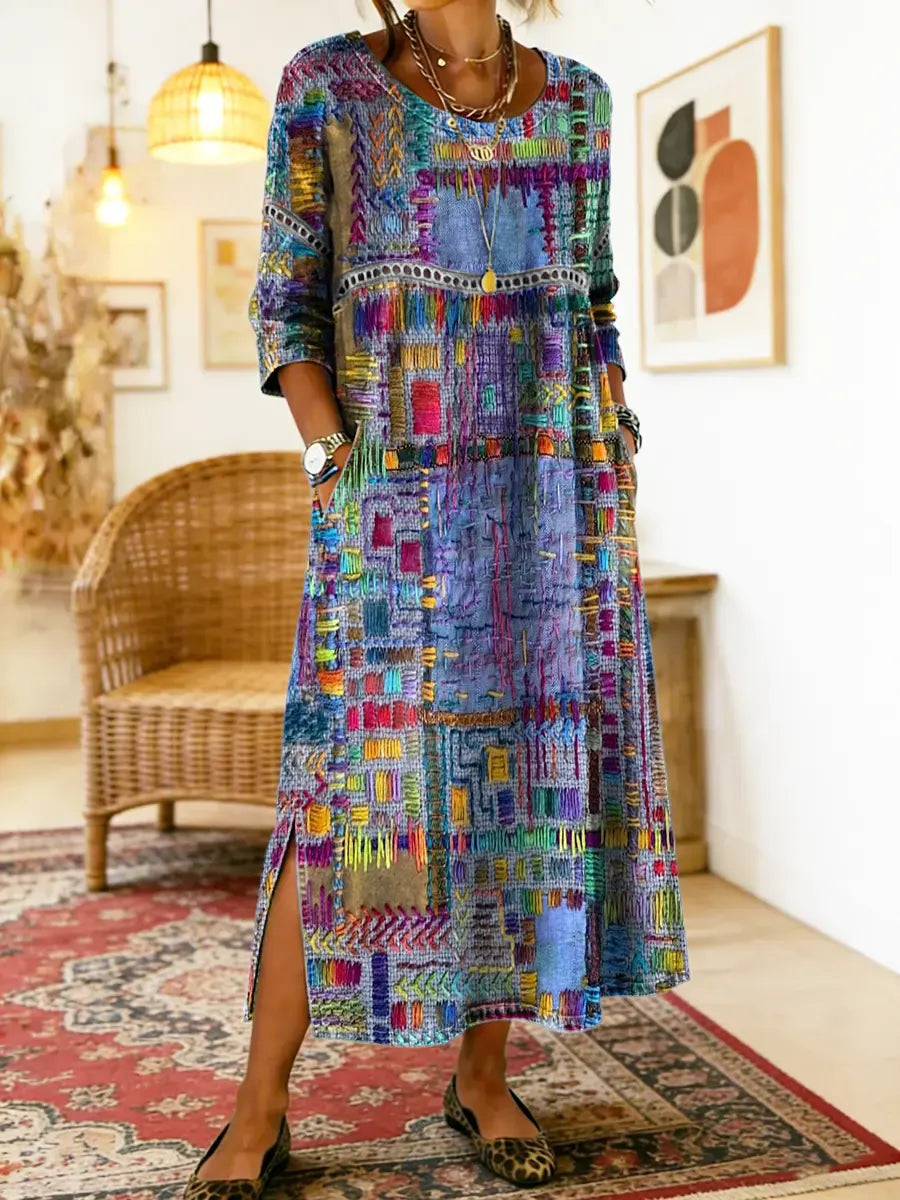Amelia™ | Vibrant Boho Dress