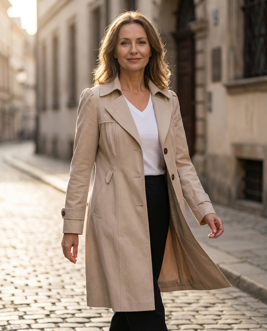 Elise™ | Classic Chic Trench Coat
