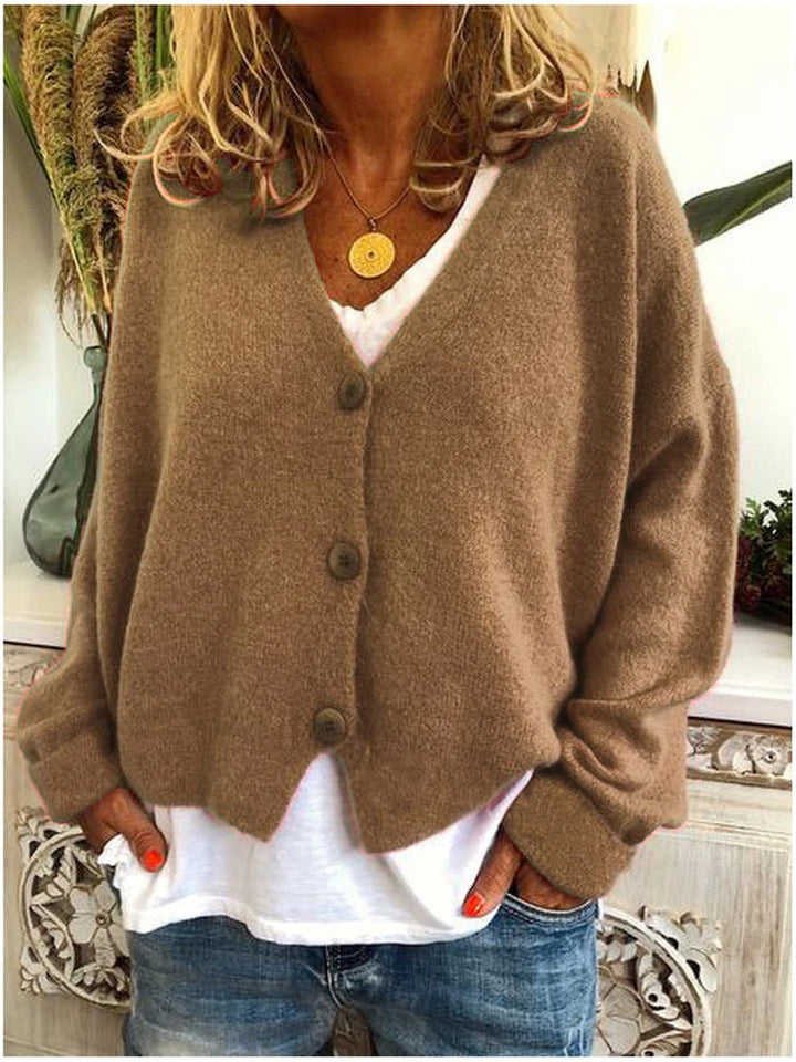 Harper | Cozy Button Knit Cardigan