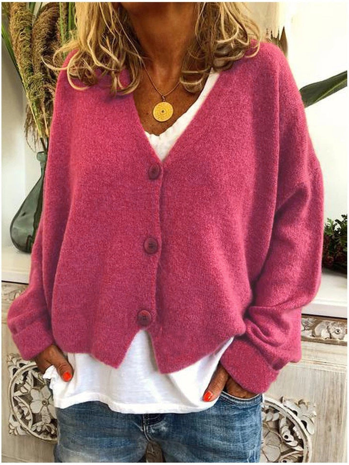 Harper | Cozy Button Knit Cardigan