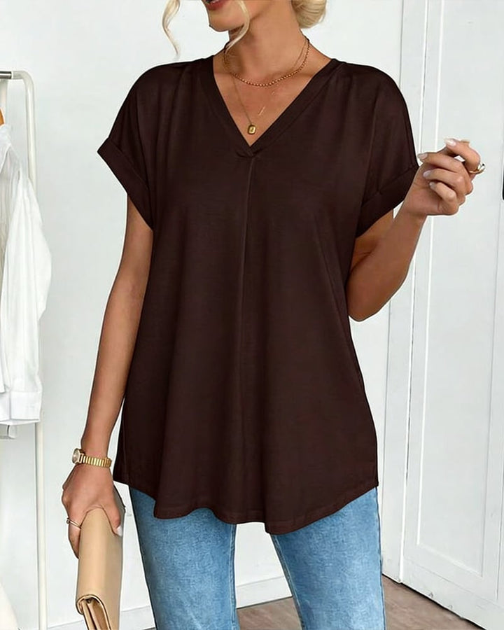 Elara | Flowy Back-Drape Top