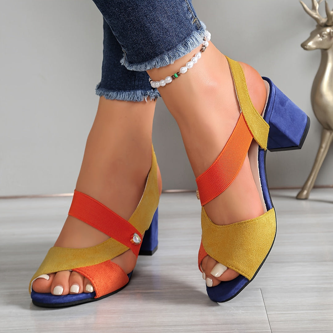 Linda™ | Elegant Slip-On Heels