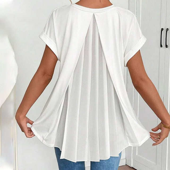 Elara | Flowy Back-Drape Top