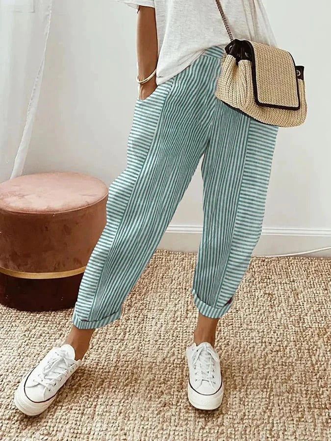 Maria – Striped Maria Pants