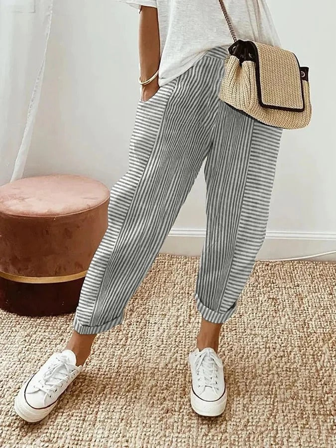 Maria – Striped Maria Pants
