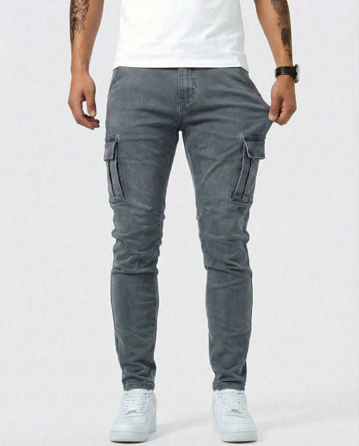 Axel | Slim Fit Stretch Cargo Pants