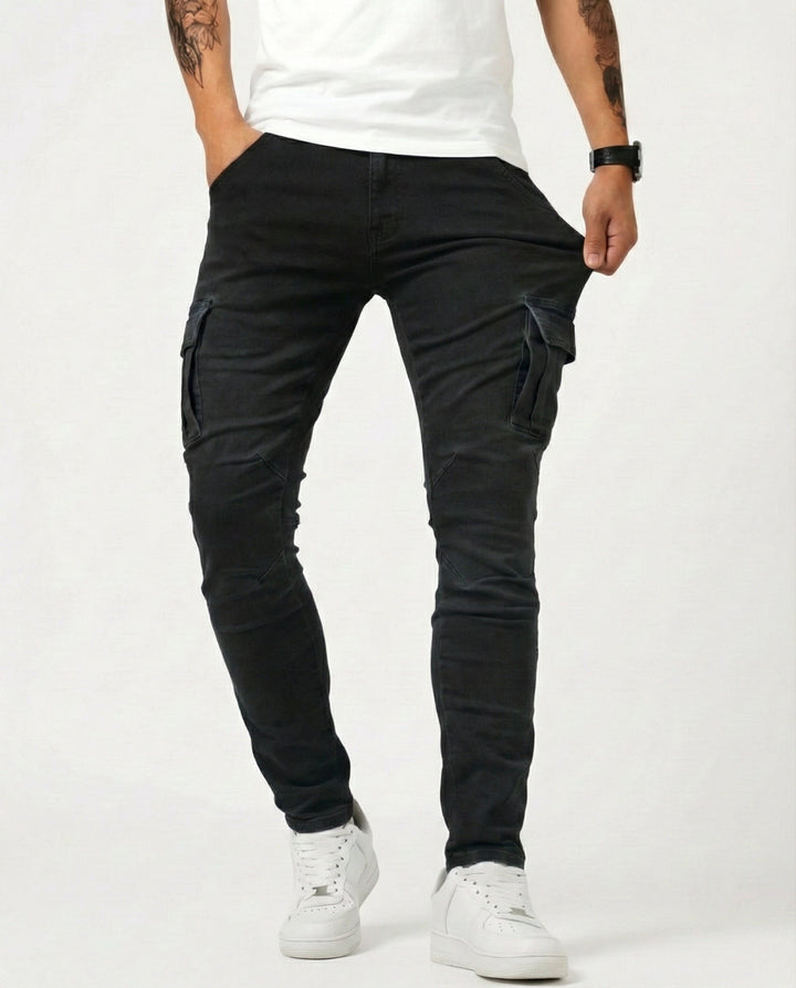 Axel | Slim Fit Stretch Cargo Pants