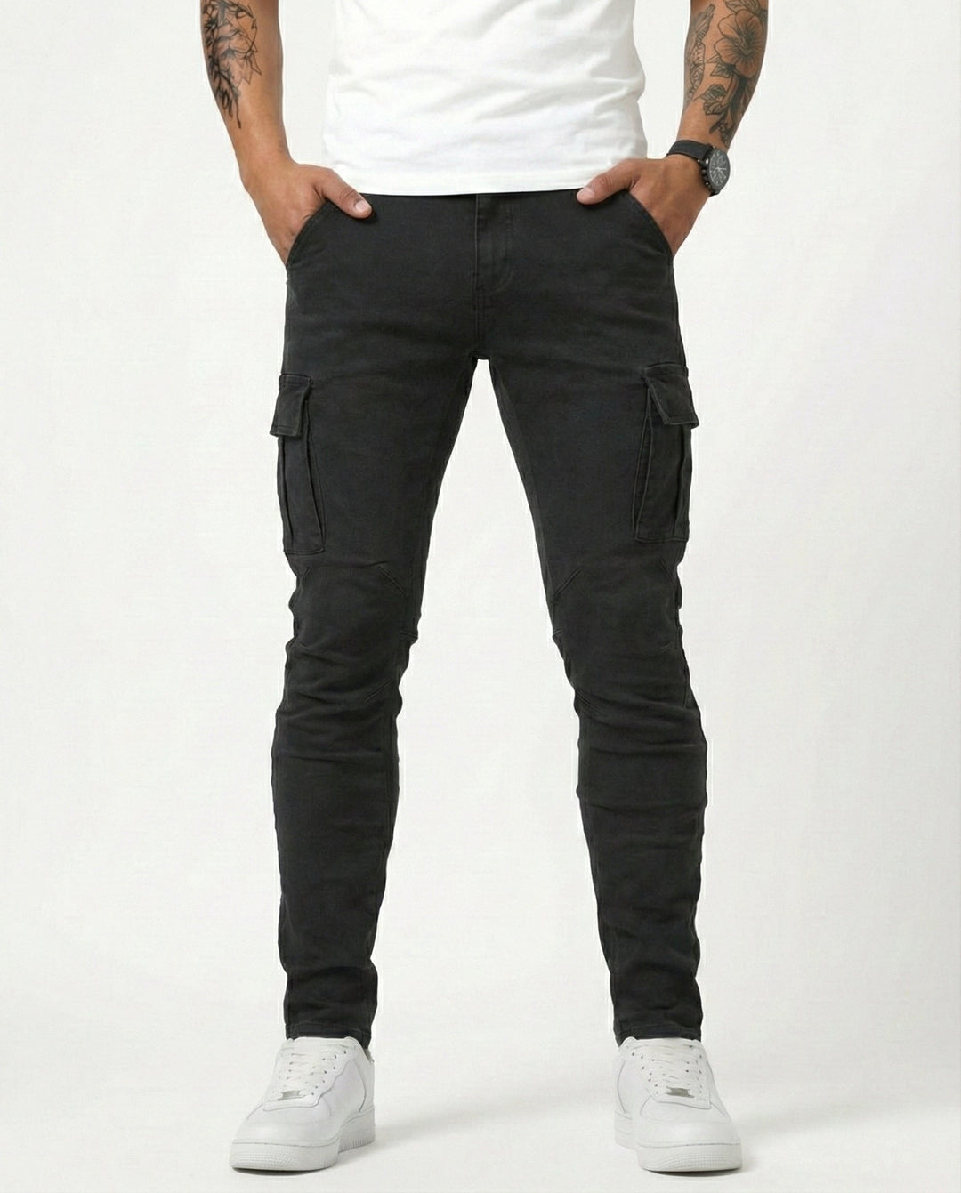 Axel | Slim Fit Stretch Cargo Pants