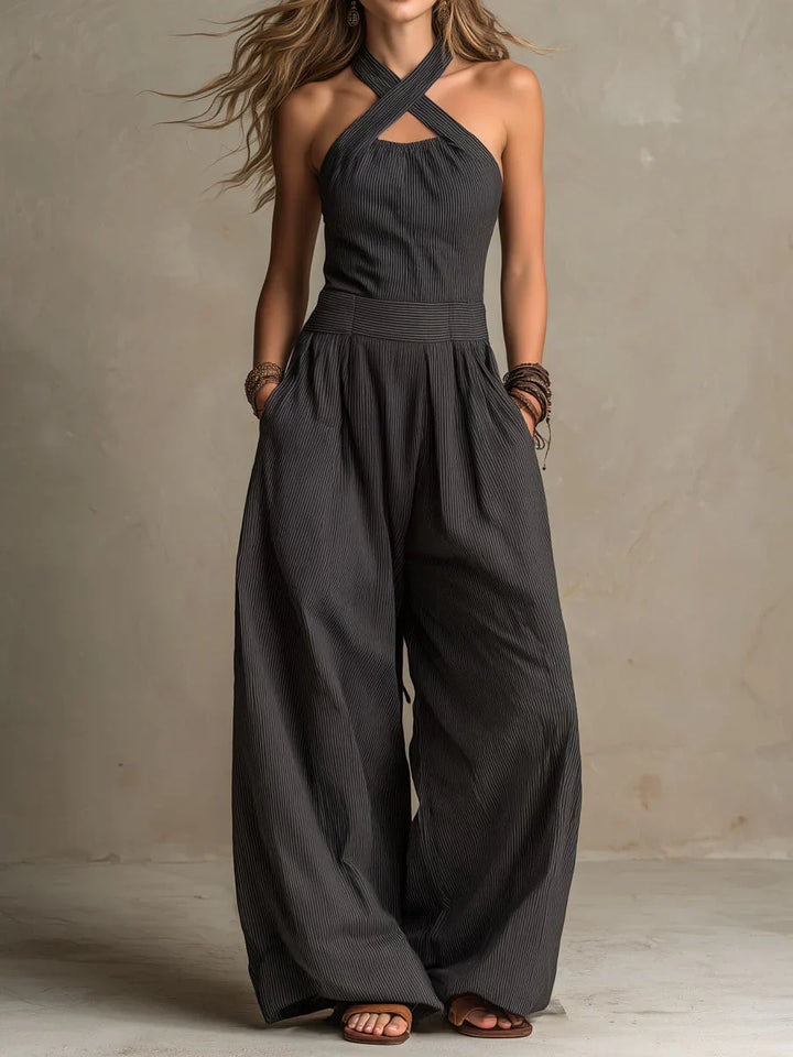 Bianca™ | Elegant Cross-Front Jumpsuit