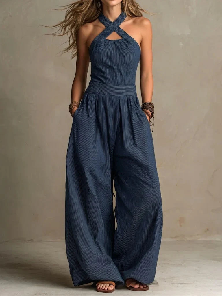 Bianca™ | Elegant Cross-Front Jumpsuit