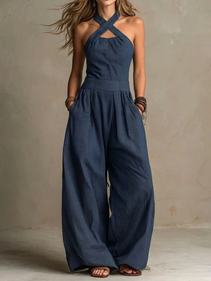Bianca™ | Elegant Cross-Front Jumpsuit