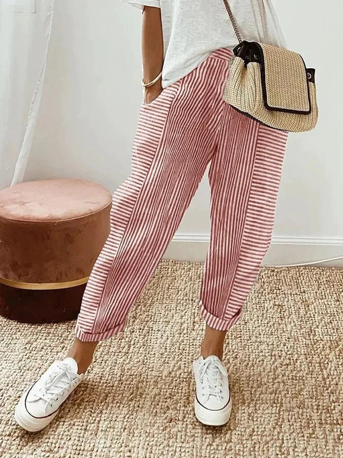 Maria – Striped Maria Pants